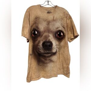 Chihuahua Face t-shirt manufactured by The Mountain L unisex